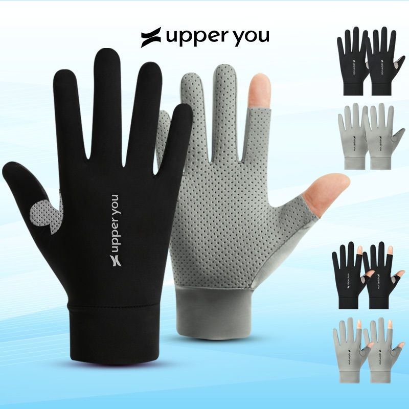 Găng Tay Lái Xe Nam Nữ Mát Lạnh Chống Nắng Có Lưới Thoáng Khí Giảm Trơn Trượt Upper You - GLM02