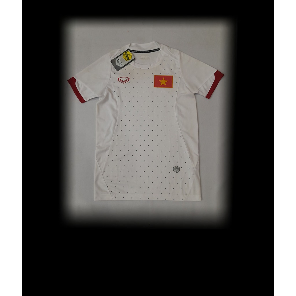Áo đấu bóng đá chính hãng Việt Nam 2014 2015 away trắng shirt jersey Vietnam Grand Sport 038-232 mới