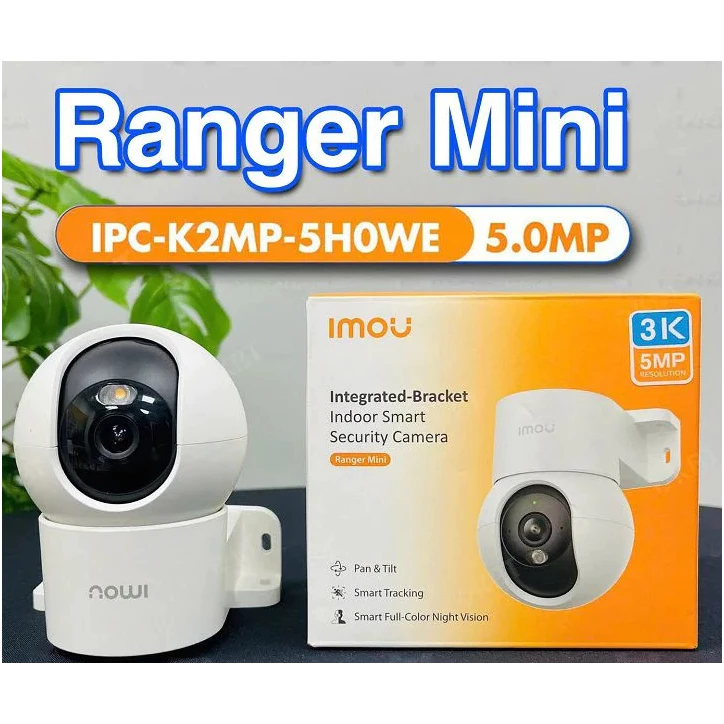 Camera IMOU  Ranger Mini IPC-K2MP 3MP/K2MP 5MP –  Xoay 360 – Đàm thoại 2 chiều – Bảo hành 24 tháng