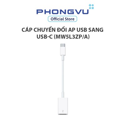 Cáp chuyển đổi Apple USB sang USB-C (MW5L3ZP/A) - Bảo hành 12 tháng