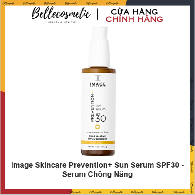 [hàng cty] Image Skincare Prevention+ Sun Serum SPF30 - Serum Chống Nắng Mỏng Nhẹ Nâng Tone