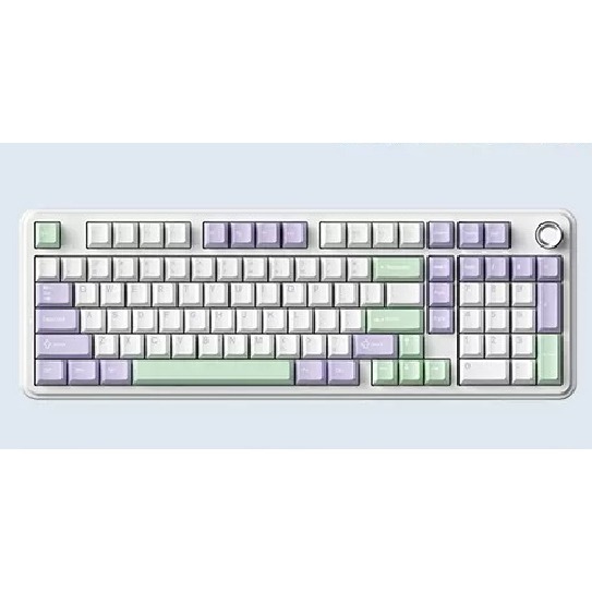 (sẵn tùy màu) Bàn Phím Cơ Fullsize Monka K100 Led RGB | Mạch Xuôi | 3 Mode | Gasket Mount - Núm Xoay