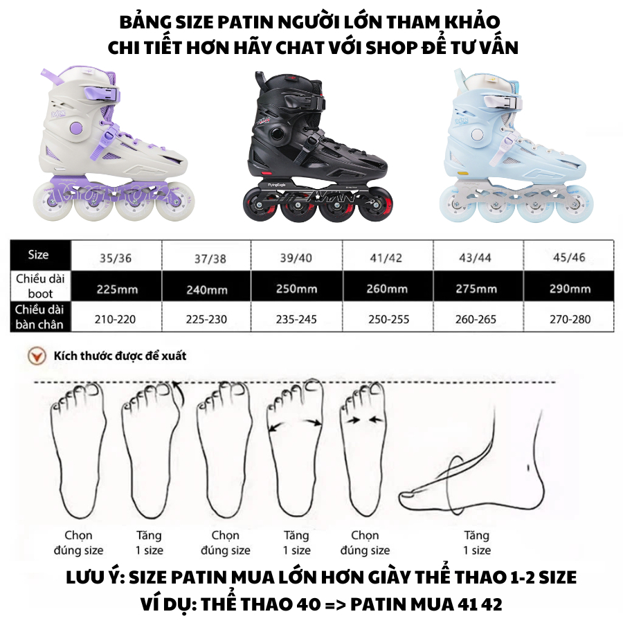 [TẶNG BẢO HỘ] Giày Patin Người Lớn Cao Cấp [Centosy] Flying Eagle FBS AVIAN Chính Hãng Bánh Cao Su Đặc-Thiết Kế An Toàn | BigBuy360 - bigbuy360.vn