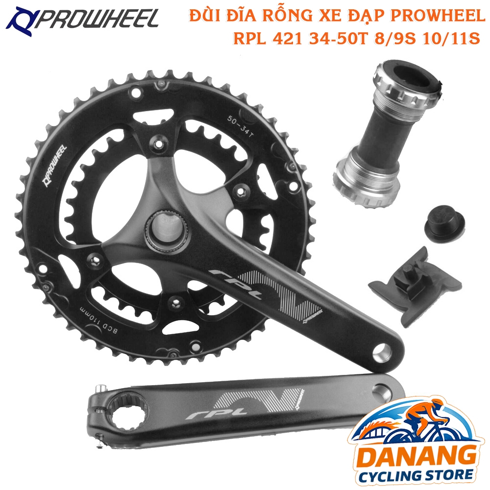 Giò Dĩa Rỗng Xe Đạp Prowheel RPL 421 – 2 Tầng 34/50T
