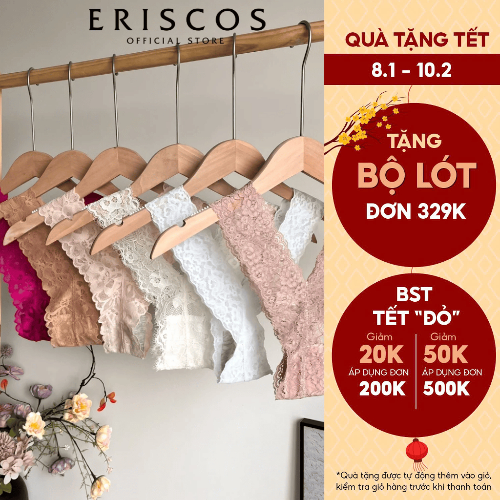 [MỚI] Combo 5 quần lót ren nữ chữ Y lọt khe gợi cảm không lộ viền tôn dáng Eriscos