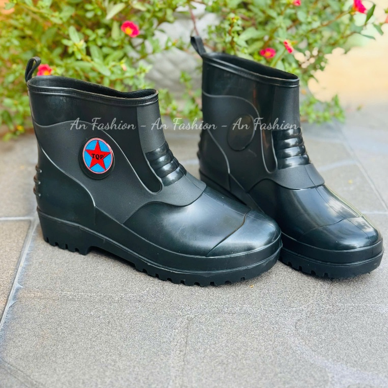[Nhiều màu] Ủng Thấp cổ su TQP cổ thấp chống nước, chống trơn trượt mang bền