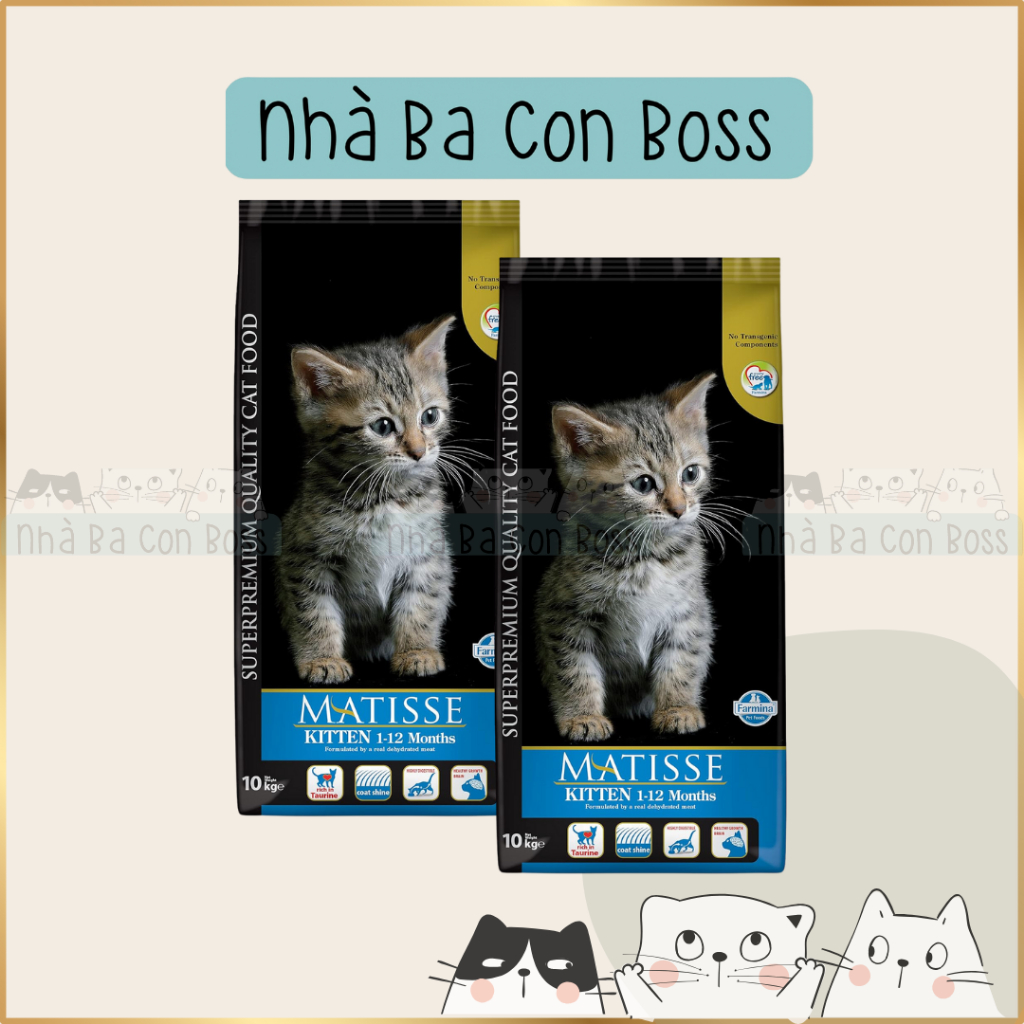[10kg] Hạt Cho Mèo Con (Kitten) Matisse