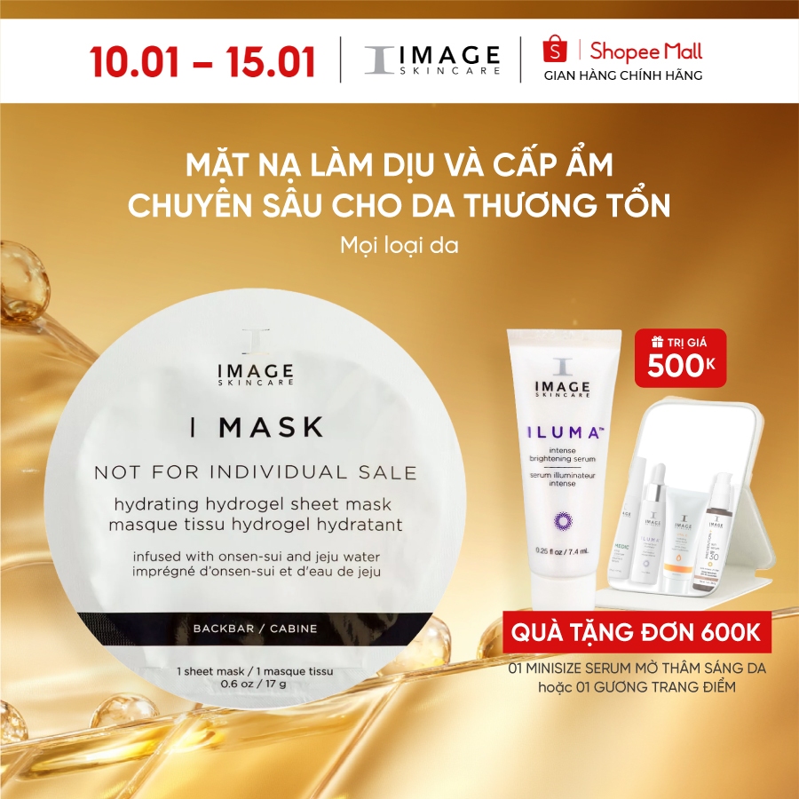 Mặt nạ sinh học cấp ẩm chuyên sâu IMAGE I Mask Hydrating Hydrogel Sheet Mask 17g