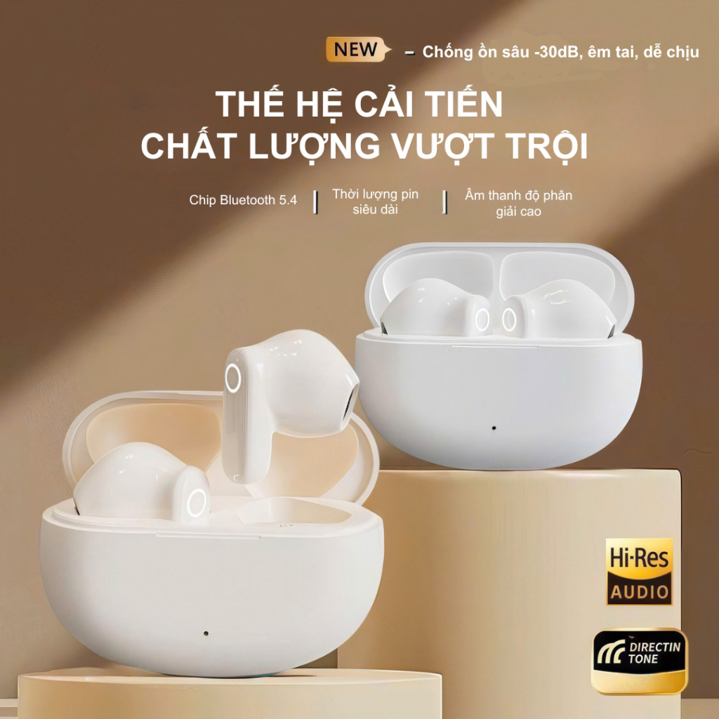 Tai Nghe Bluetooth Z5 TWS Thế Hệ Mới Kèm Mic Chống Ồn, Âm Thanh HIFI, Pin Khỏe Bluetooth 5.4 | BigBuy360 - bigbuy360.vn