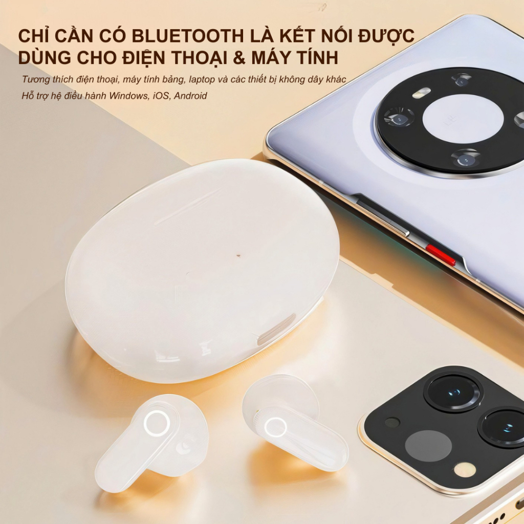Tai Nghe Bluetooth Z5 TWS Thế Hệ Mới Kèm Mic Chống Ồn, Âm Thanh HIFI, Pin Khỏe Bluetooth 5.4 | BigBuy360 - bigbuy360.vn