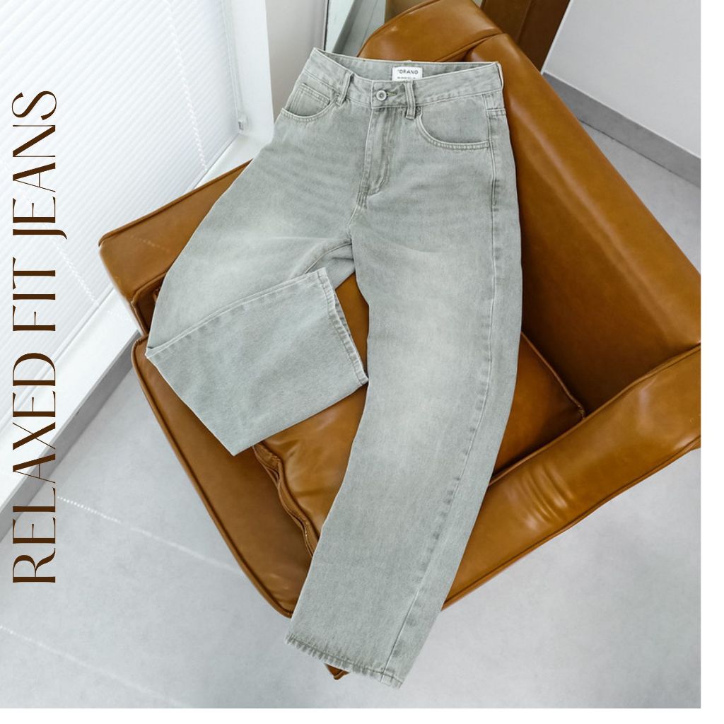 Quần Jeans nam RELAXED FIT JEANS TORANO Co Giãn Tốt, Không Bai Xù, Bền Màu, Phom Trẻ Trung GABJ302