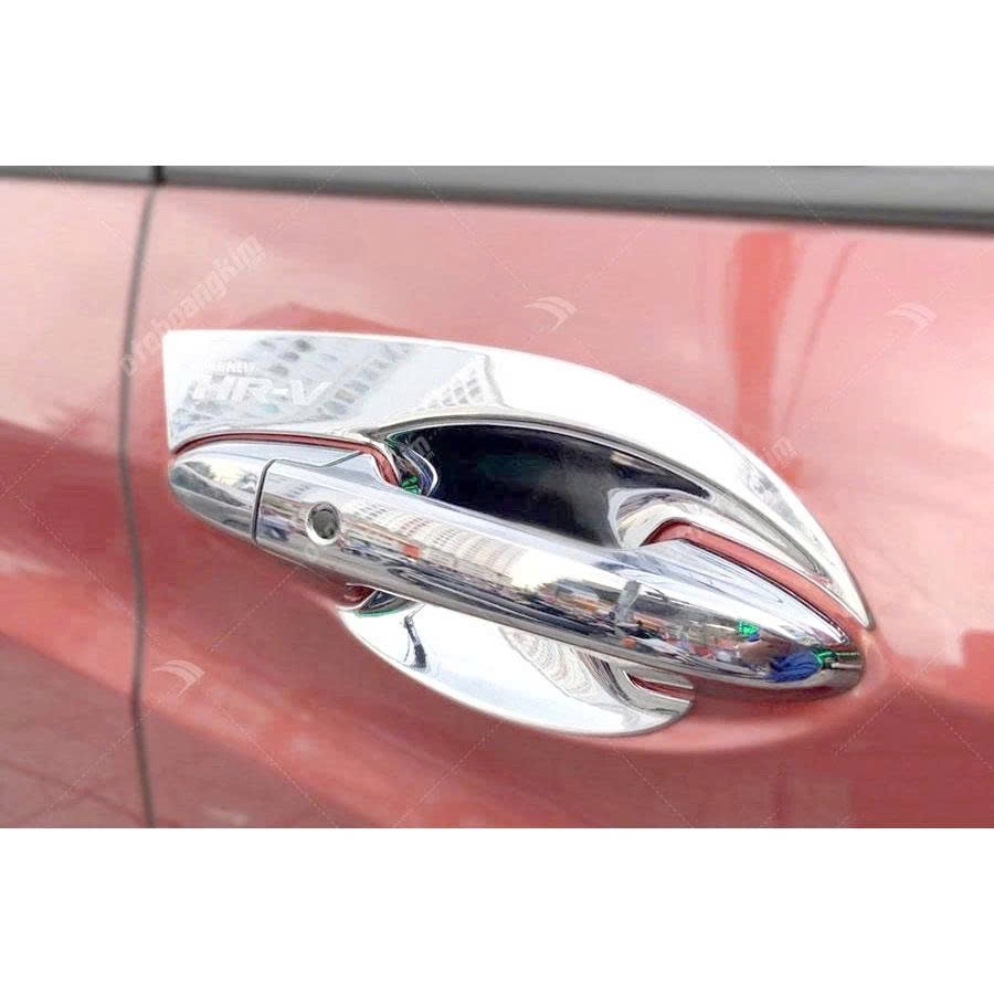 Bộ Ốp Tay Cửa HRV 2018 2019 2020 2021 ( Cửa Trước ) - Ốp Chống Xước Tay Mở Cửa HRV