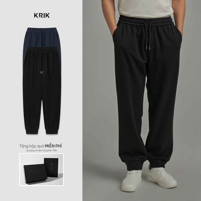 Quần Jogger Nam KRIK Form Classic Chất Liệu Mềm Mại Thiết Kế Dày Dặn Giữ Ấm Tốt JG7558