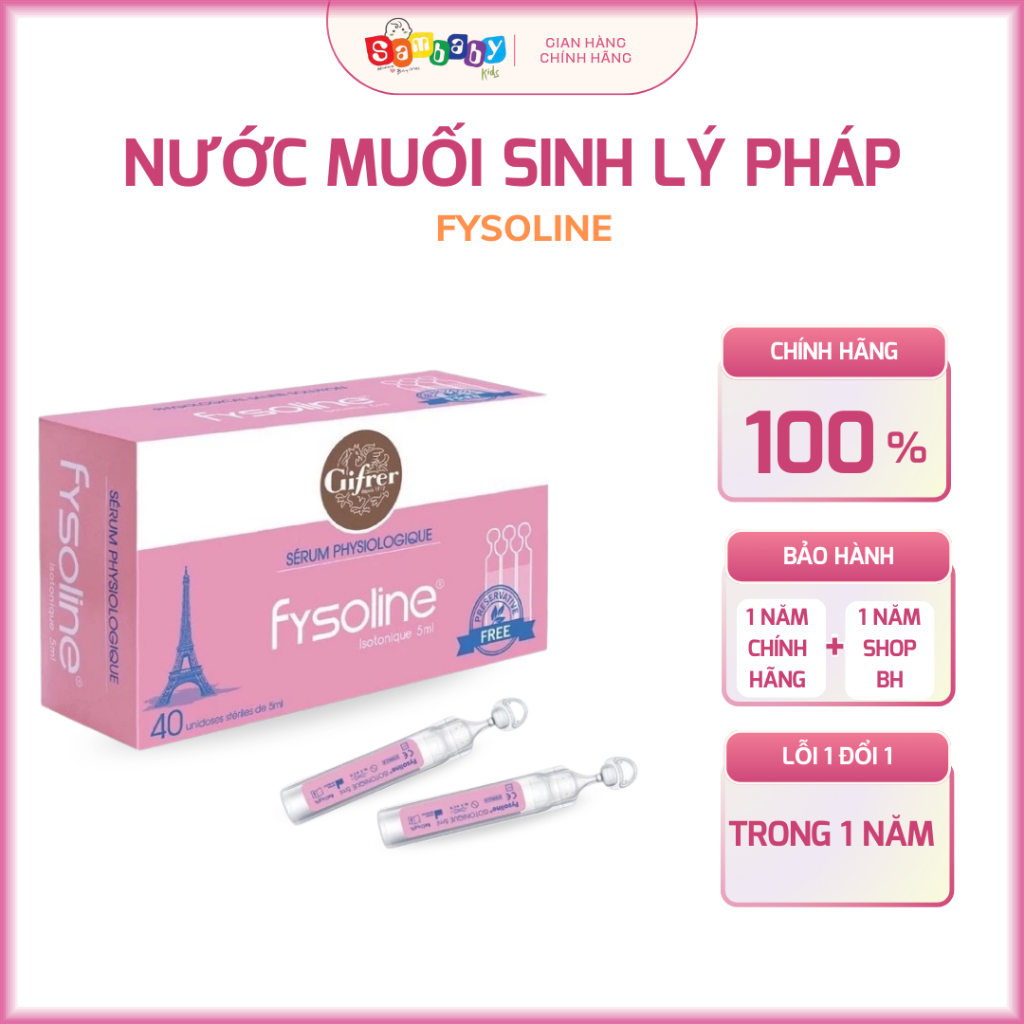 NƯỚC MUỐI SINH LÝ PHÁP FYSOLINE