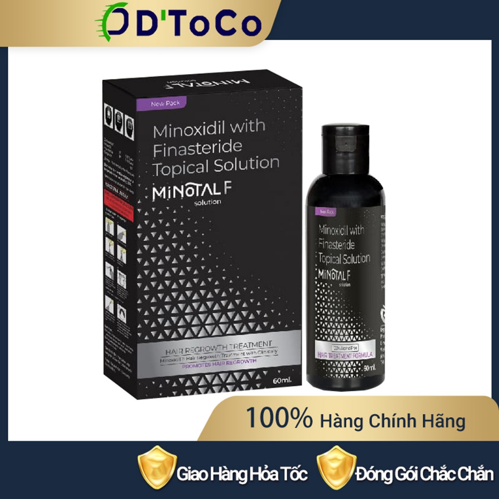 Xịt Mọc Tóc Minoxidil & Finasteride MiNoTal F Alcohol Free Giảm Rụng Tóc Giảm Hói