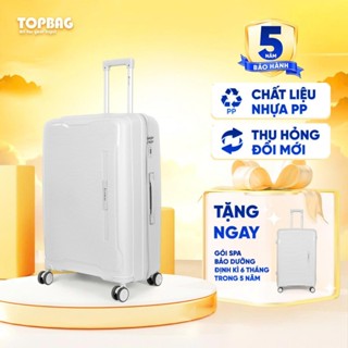 Vali Kéo ECOWAY Thời Trang Du Lịch Size 20/24/28, Nhựa PP Chống Va Đập, Bảo Hành 5 Năm - E639