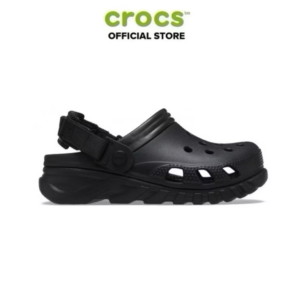 [ CHÍNH HÃNG ] Crocs Unisex Duet Max II Clog BLACK