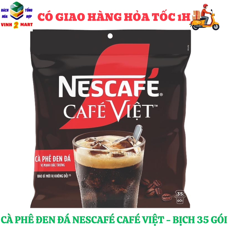 Cà phê đen đá NesCafé Café Việt Bịch 35 Gói