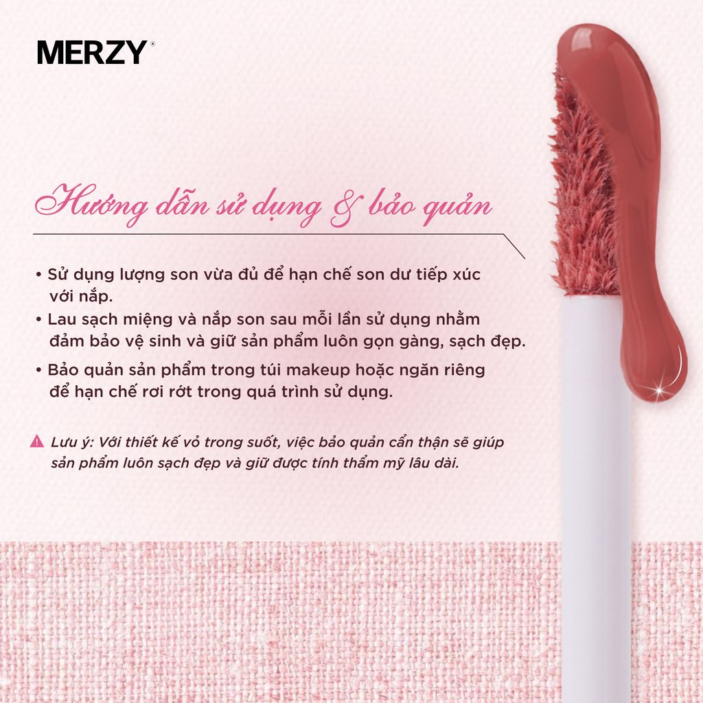 [NEW][SON PHAO] Son Tint Merzy Water Fit Blur Tint 3.7g | BigBuy360 - bigbuy360.vn