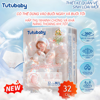 【Học sinh dùng được】 Băng Vệ Sinh Dạng Tutubaby Mềm mại và thoải mái 32 Miếng Size 30-90kg chống tràn 360°