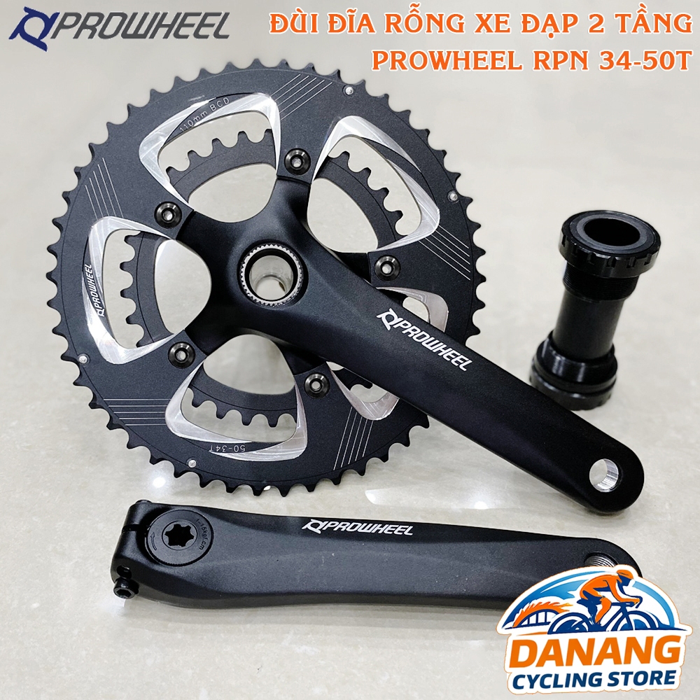 Giò Dĩa Rỗng Xe Đạp Prowheel RPN – 2 Tầng 34/50T