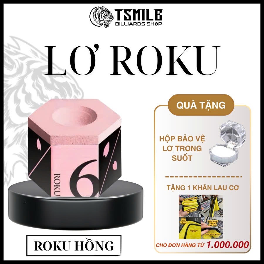 Lơ Kamui Roku Hồng (Sakura) + Tặng Kèm 1 Hộp Đựng Lơ Trong Suốt