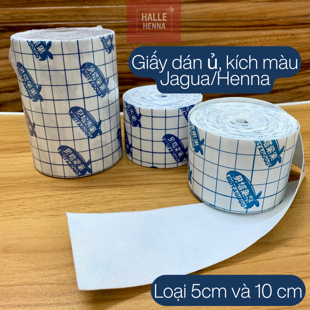 Giấy Dán Ủ Kích Màu Henna/Jagua – Chống Lem, Lên Màu Đậm Nhanh