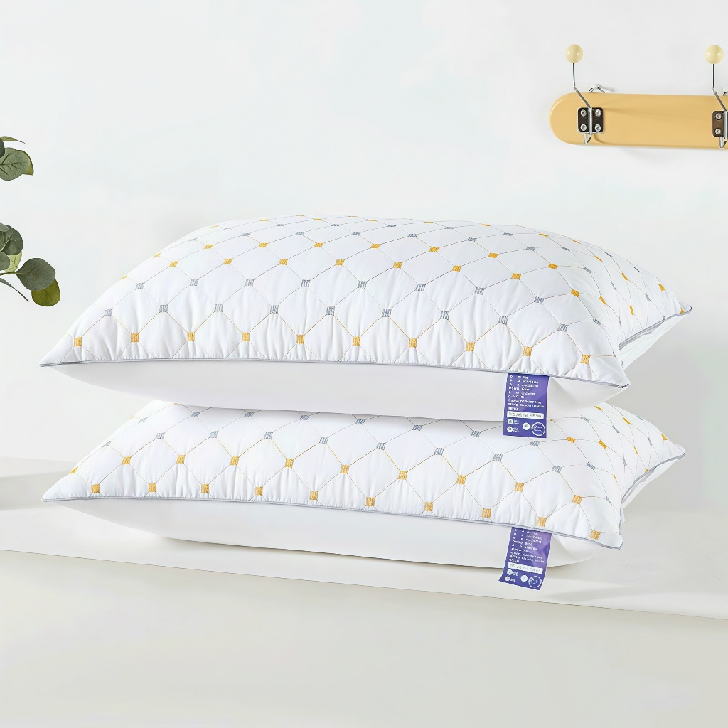 Ruột Gối Bông Gòn Kim Cương Ngủ Ngon Chất Liệu Cotton Mềm Kích thước 50×70cm