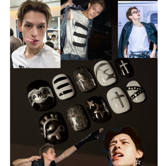 S65 Nail box James Cortis _ nail box thiết kế _ nail box nam nữ _ Gothic nail