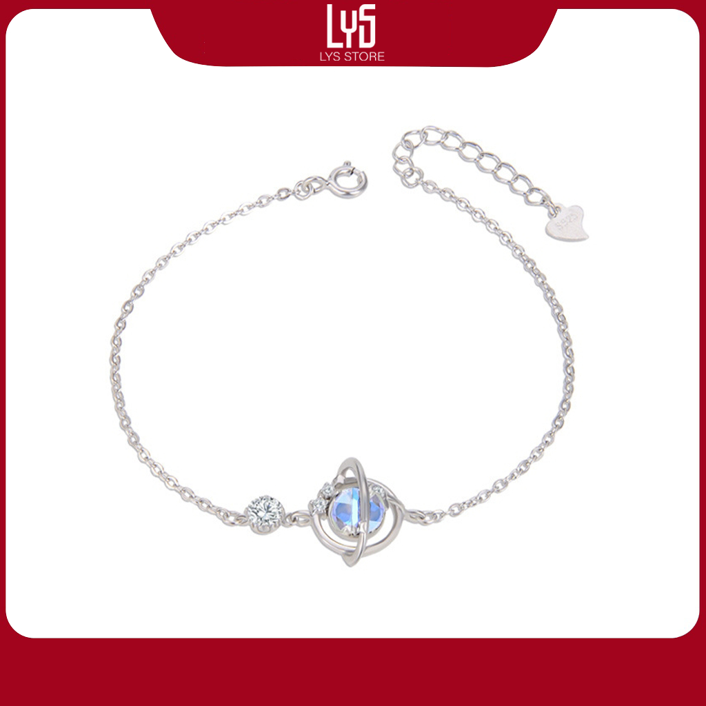 Vòng tay bạc Star Moonstone Bracelet Silver 2226 - Lắc tay chuẩn Bạc S925