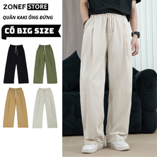 Quần Vải Ống Rộng kaki Dù Xếp Ly From Suông ZONEF STORE ,Quần Dài Ống Đứng Chất Liệu Kaki 2 Da Mềm Mát Thỏa Mái QKK