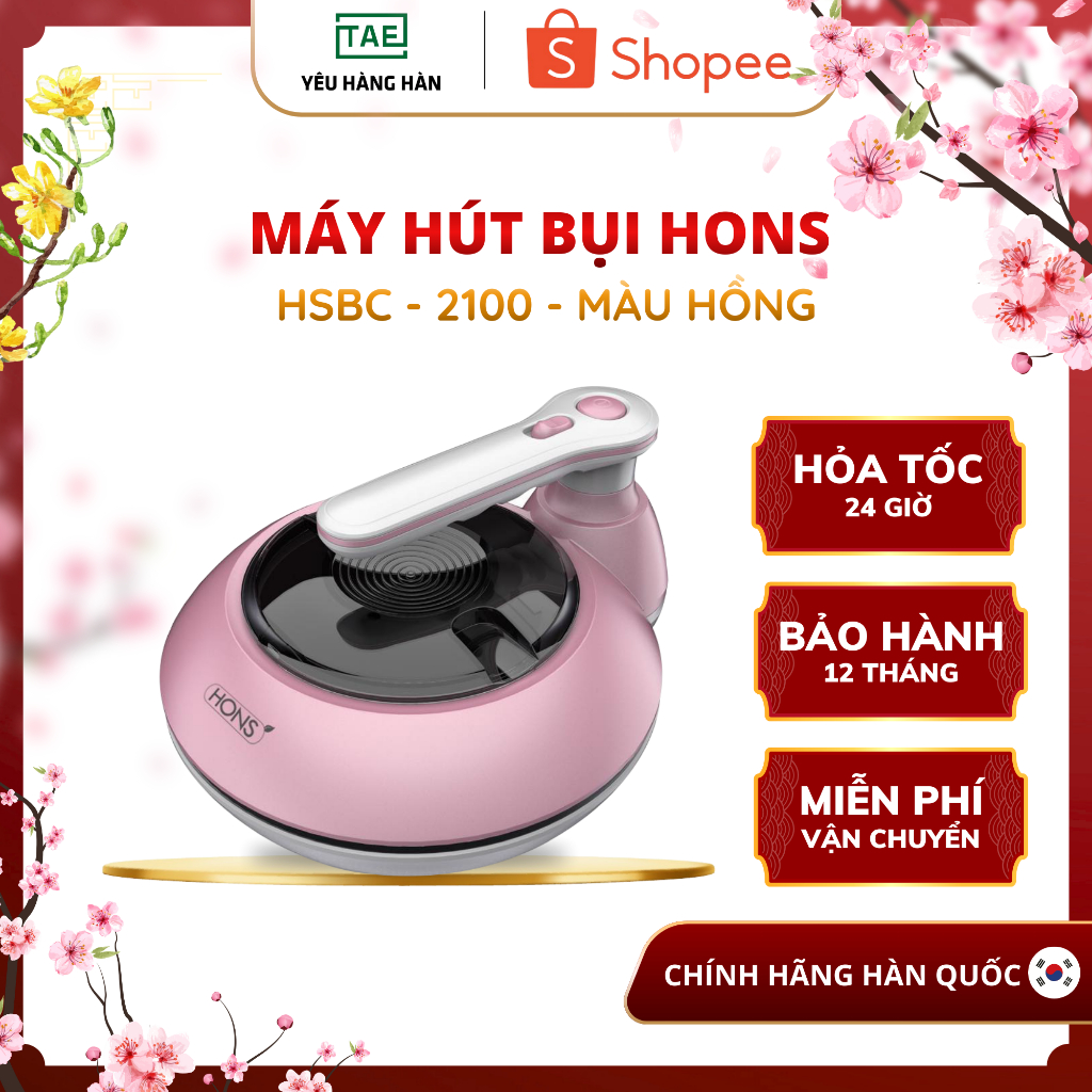Máy Hút Bụi Gia Đình HONS HSBC2100 ( Màu Hồng )