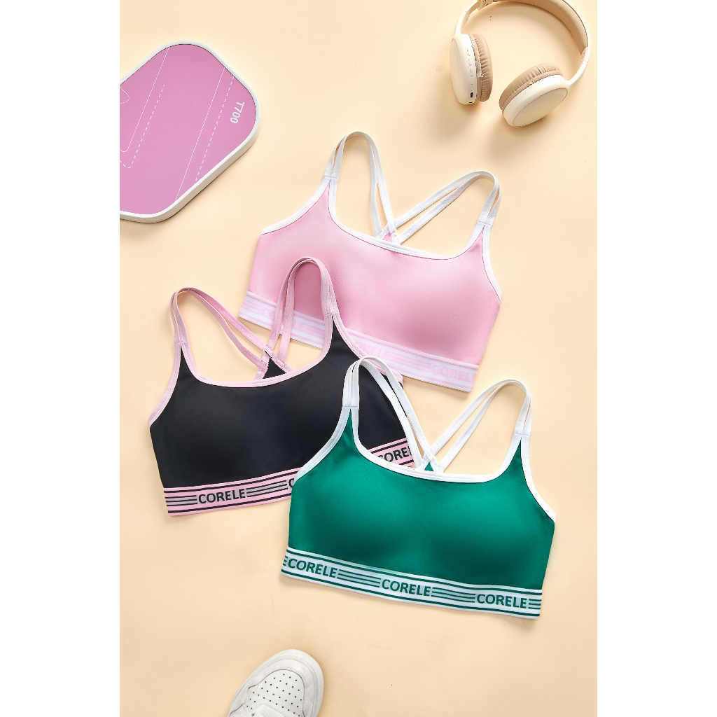 ÁO NGỰC THỂ THAO NỮ ASKIN DÂY CHÉO YOGA PILATES CORELE – SBRA403A