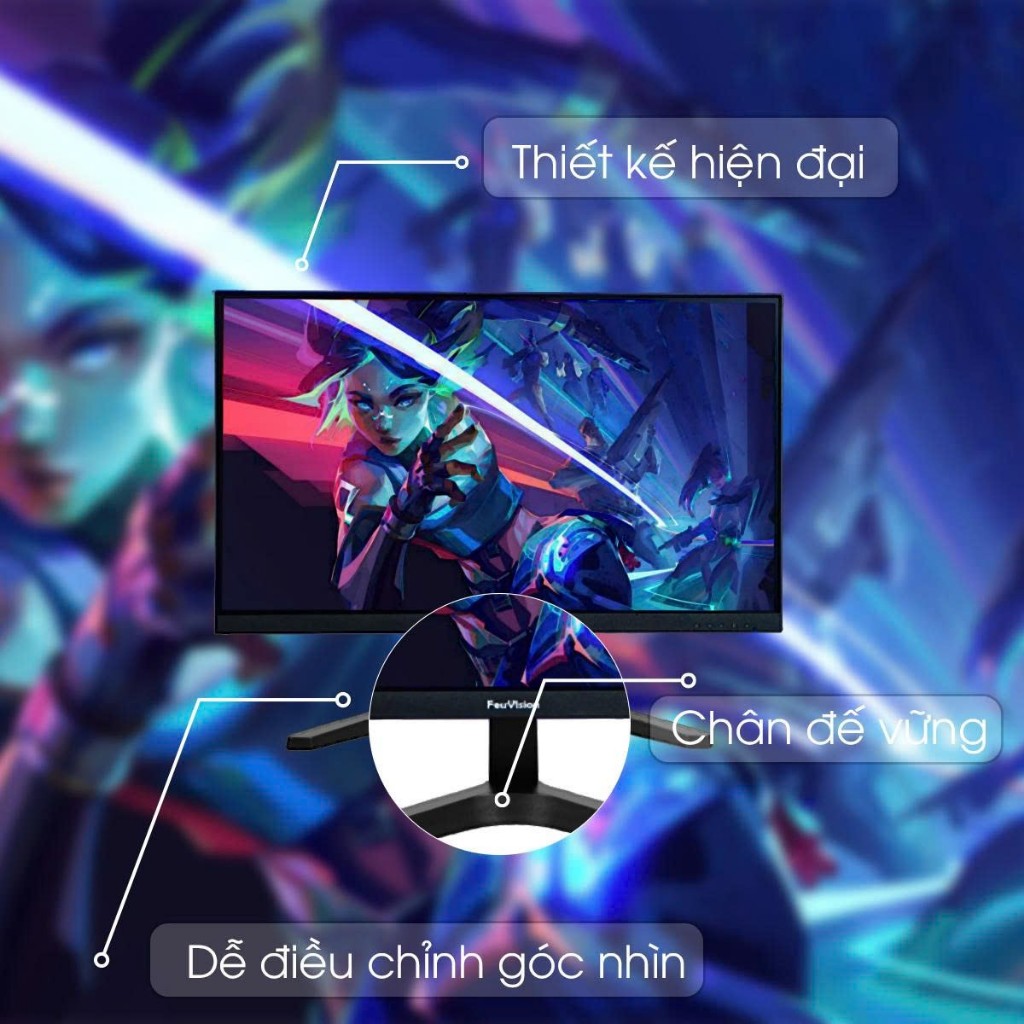 Màn hình máy tính Dahua FeuVision FSID22DFJY 22 inch – VA, 100Hz, viền mỏng, chính hãng, Full VAT | BigBuy360 - bigbuy360.vn