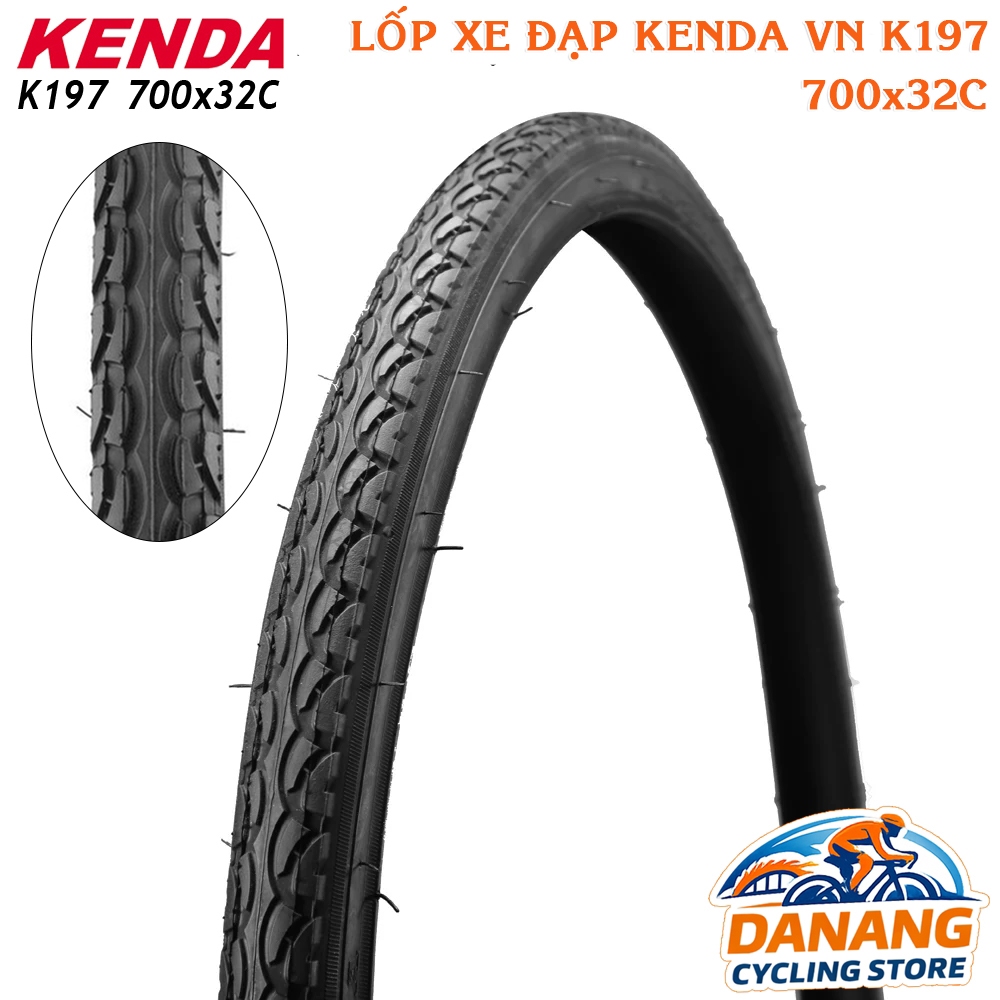 Vỏ Xe Đạp KENDA VN K197 700x32C – Lốp City / Touring (1 Cái)