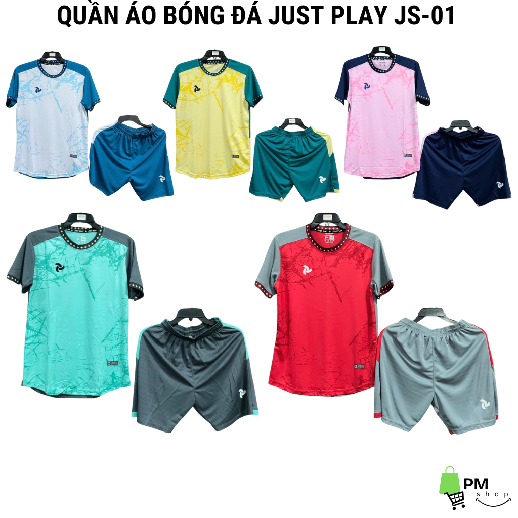 Bộ Đồ Thể Thao Just Play Vải Mè JS01 Cao Cấp Trơn Mịn Thoáng Khí