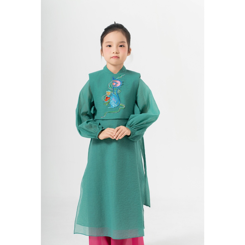 Áo dài bé gái tuổi Thân - Eunoia by AN