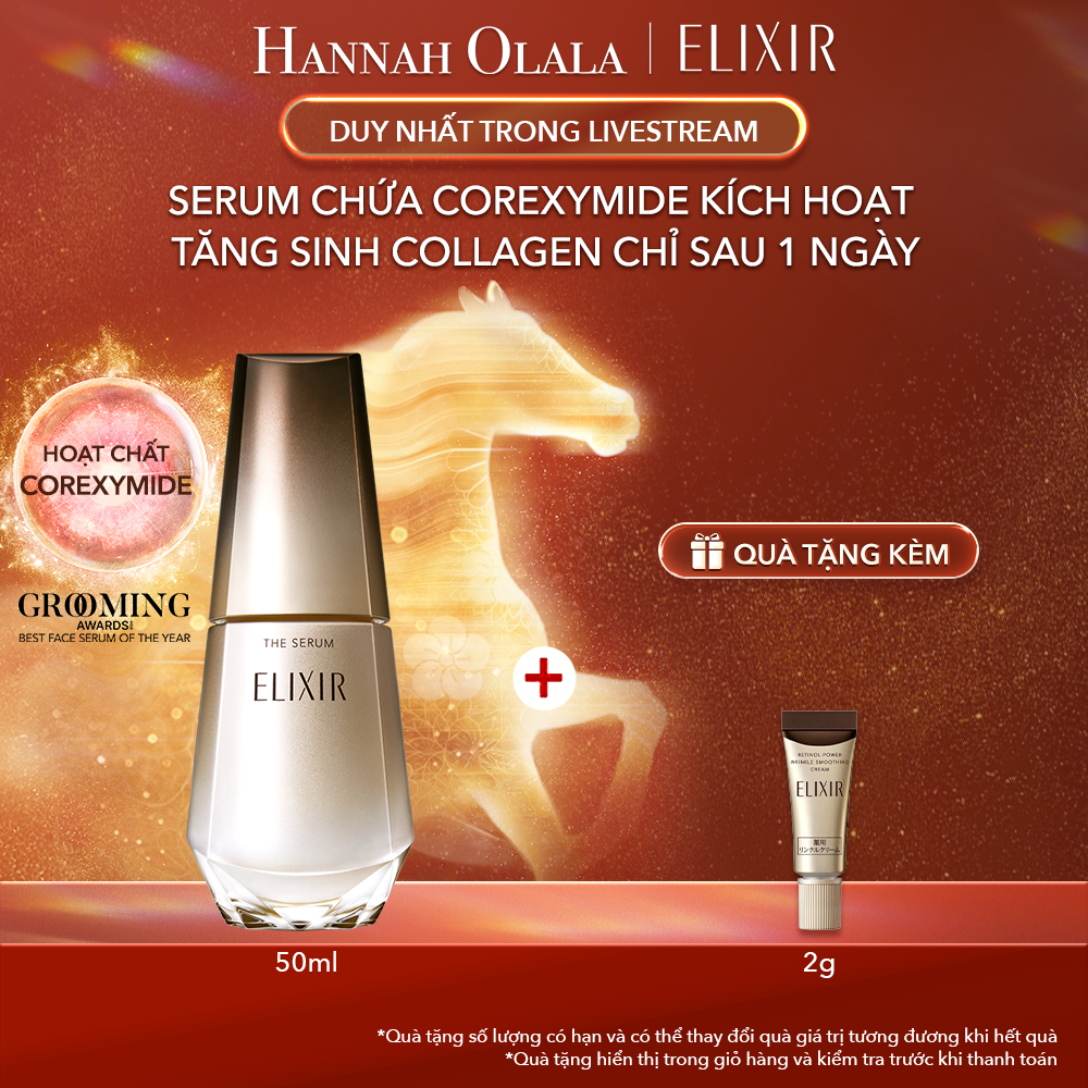 (KOL Live) Serum kích hoạt trẻ hóa làn da ELIXIR The Serum 50ML