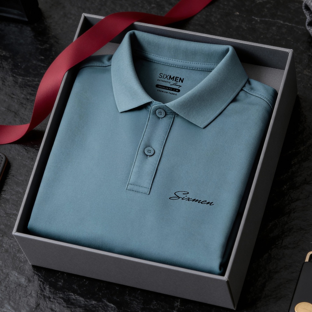 Áo Polo nam cao cấp thoáng mát SIXMEN [Tặng Kèm Hộp Quà] - SIXMEN BASIX Vải cá sấu FeelMax thoáng má