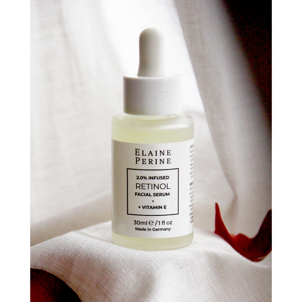 [Hàng cty] ELAINE PERINE 2.0% INFUSED RETINOL FACIAL SERUM + VITAMIN E – Tinh Chất Tái Tạo & Trẻ Hóa