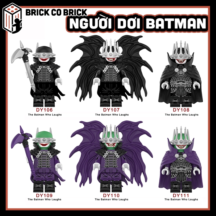 Mô hình Nhân vật Batman Mô hình Nhân vật Người Dơi Siêu Anh Hùng DY106-DY111