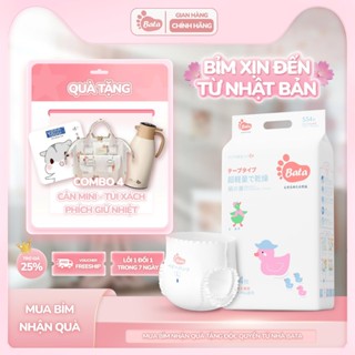 [04 BỊCH] Bỉm quần/dán BATA cho bé mềm mại, thoải mái và chống tràn tối đa (NB--XXL)