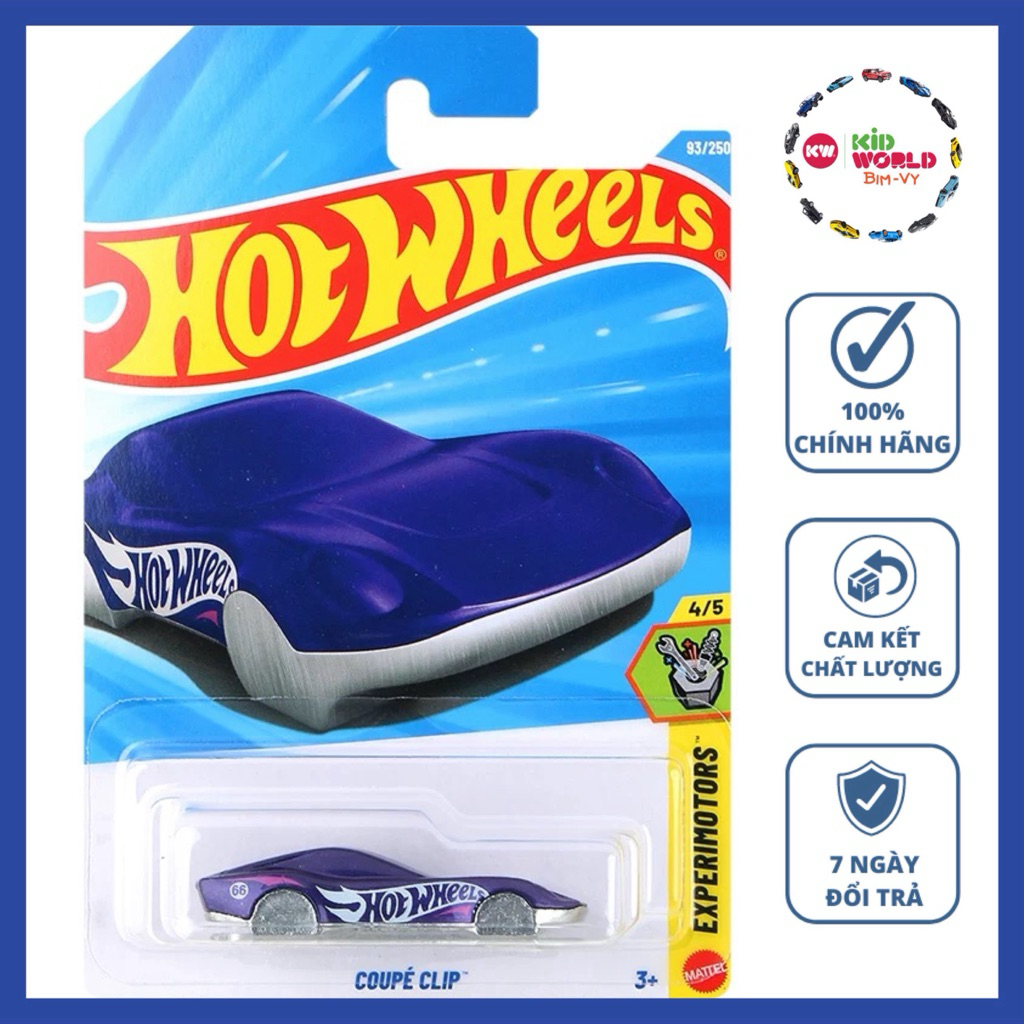 Xe mô hình Hot Wheels basic Móc khoá Coupe Clip JJJ55.