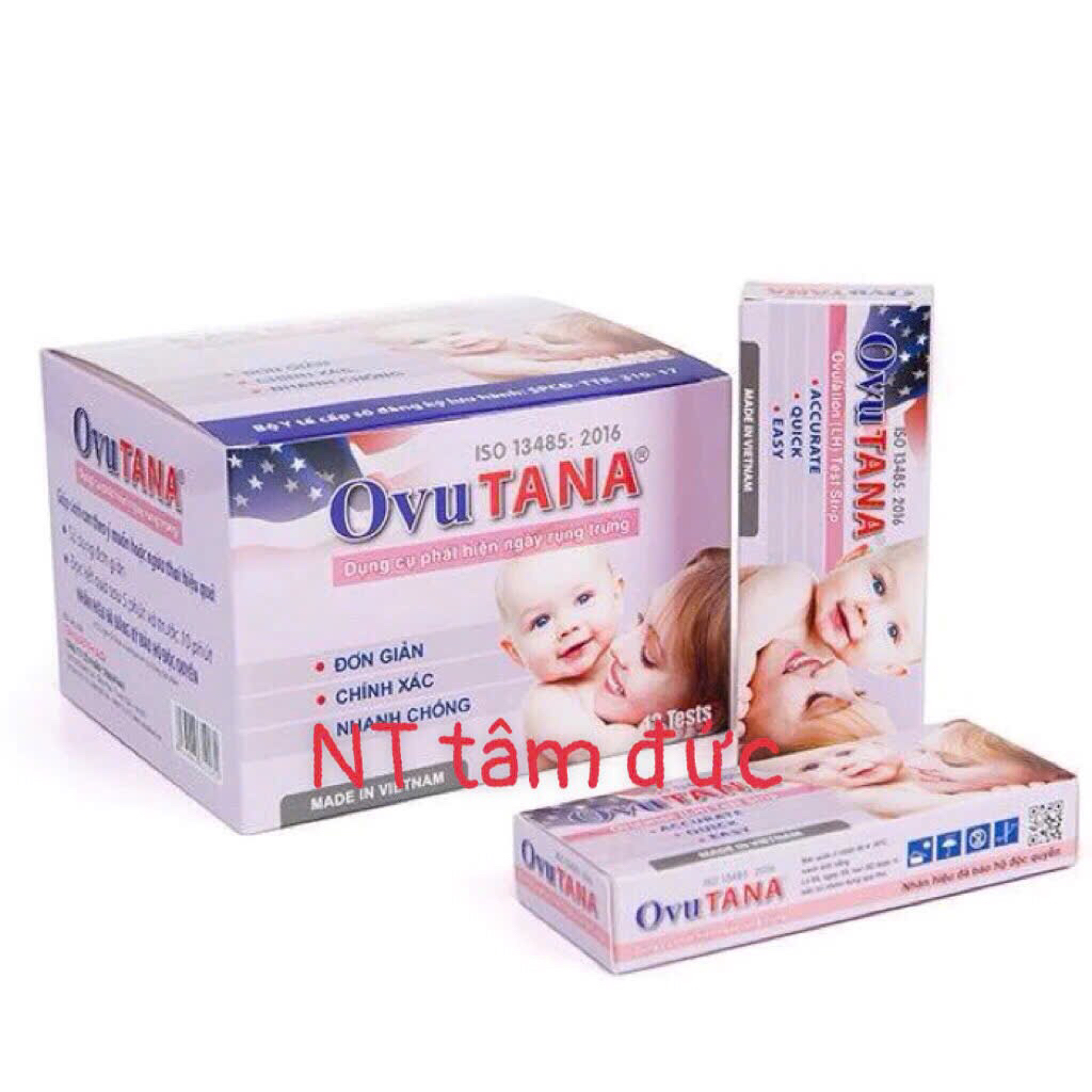 Hộp 12 que thử rụng trứng ovutana
