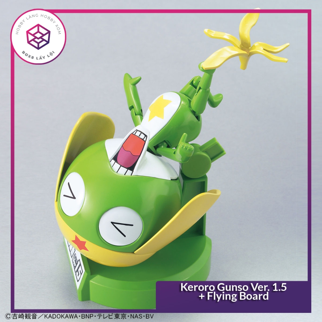 Mô hình Bandai Keroro Gunso Ver. 1.5 + Flying Board - Keroro Gunso [GDB] [MKB]