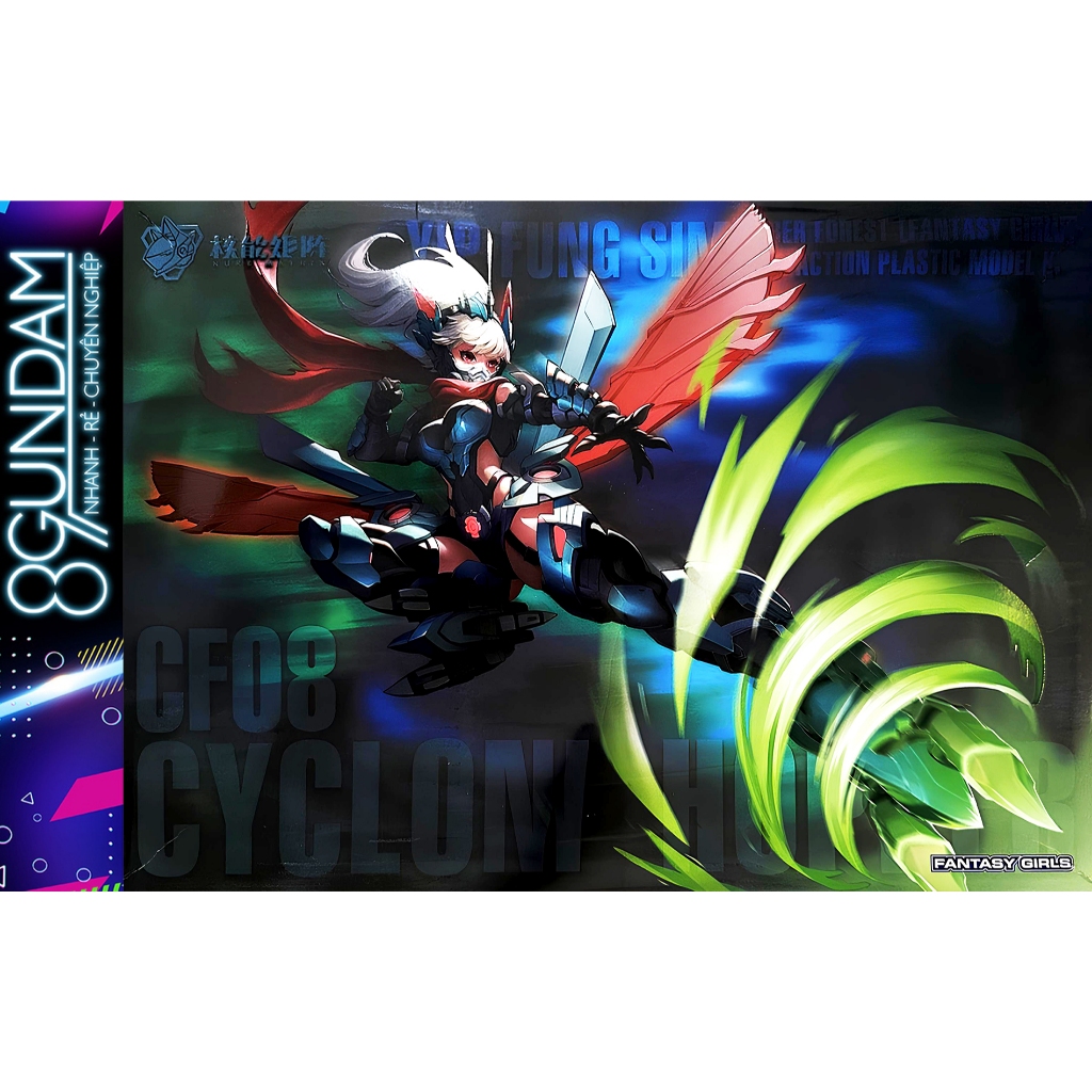 [SẮP VỀ] Mô Hình Lắp Ráp CF-08 Cyber Forest Fantasy Girls - CYCLONE HOPPER (tặng base, effect, decal