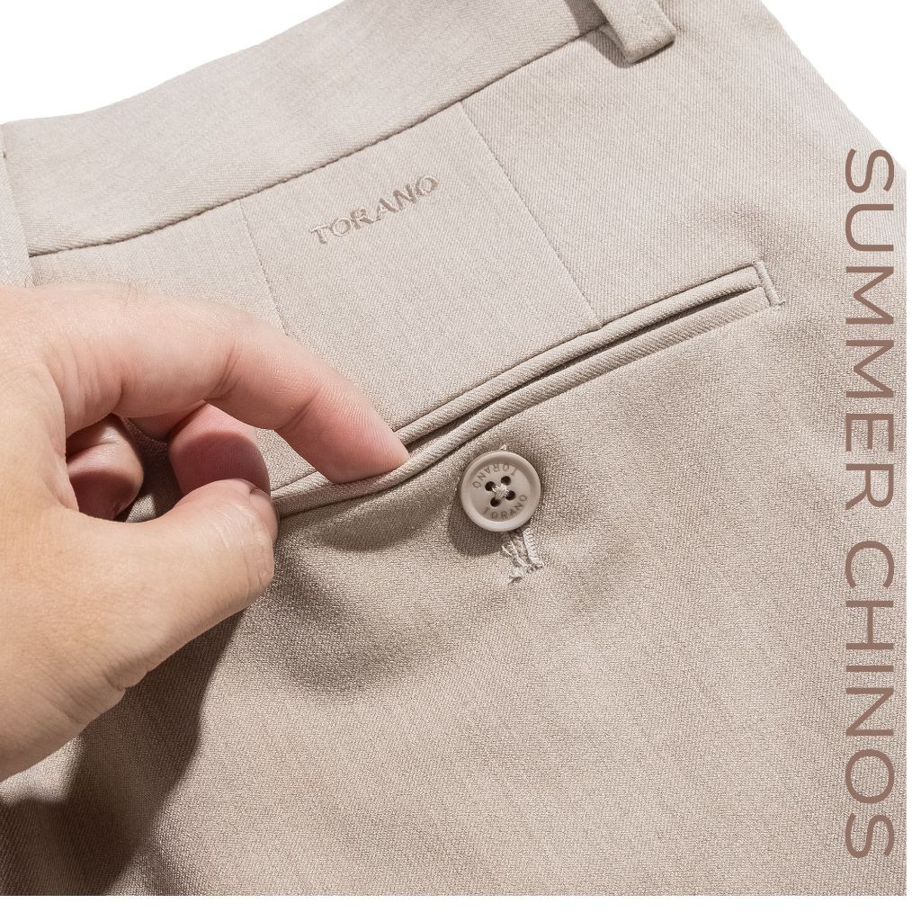 Quần âu SLIM FIT TROUSERS TORANO slim-fit cạp trơn vừa vặn, đứng form, tôn dáng FABT003