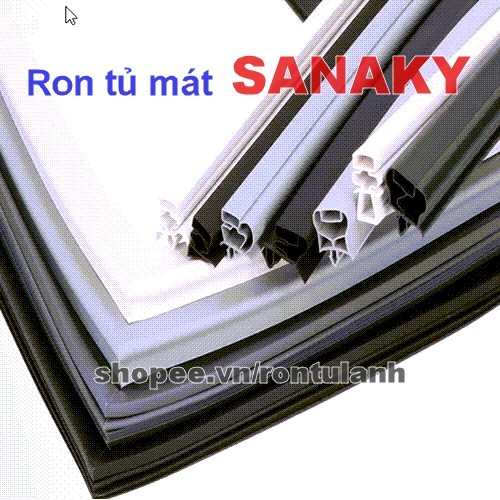 Ron tủ mát, ron kiểu gài dùng cho tủ mát sanaky, pinimax, pepsi