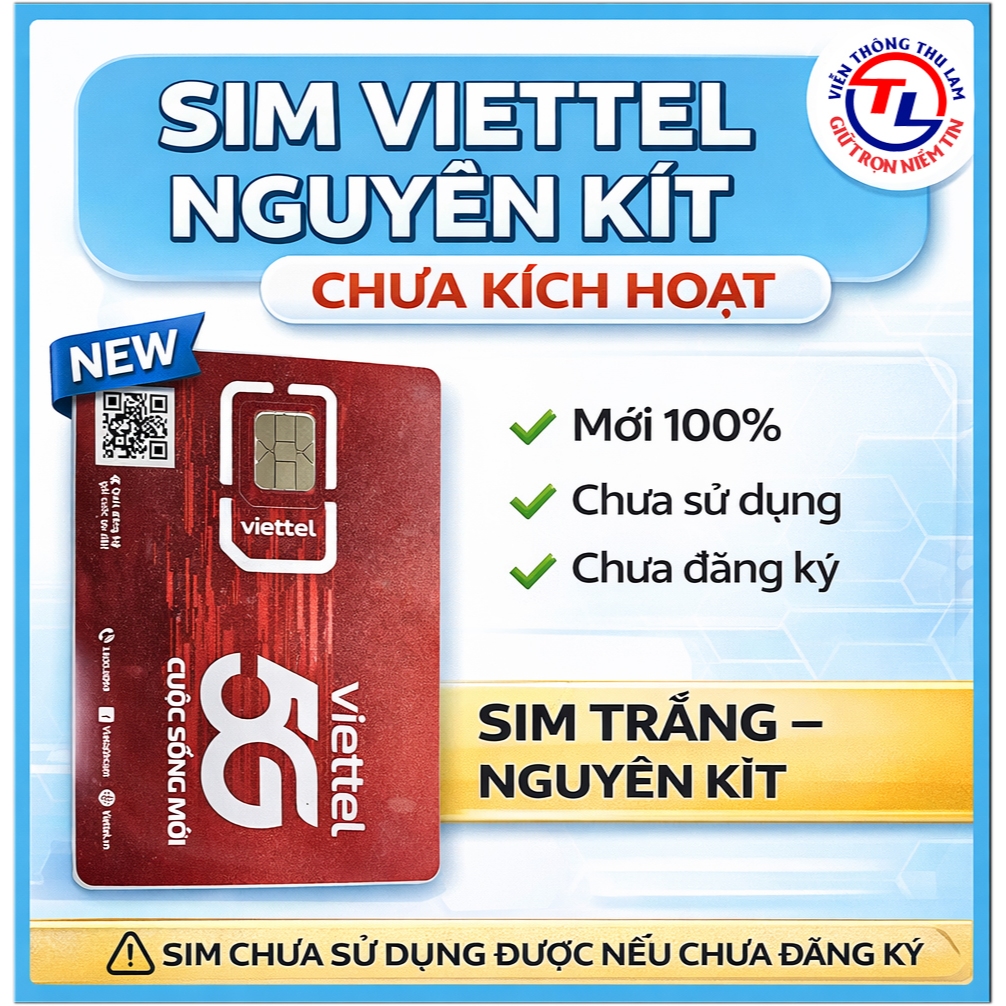 SIM Viettel Nguyên Kit Chưa Kích Hoạt, Chọn Số