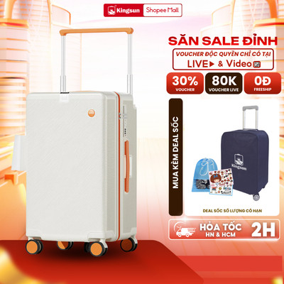 Vali Kéo Du Lịch Cao Cấp Kingsun Size 20/24/28inch KS-K9 Nhựa Abs+PC, Bảo Hành 5 Năm